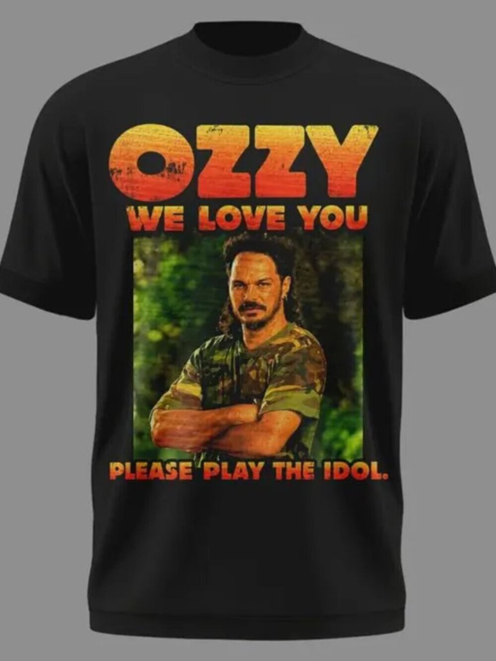 Ozzy Vintage Shirt Ozzy We Love You Tee Please Play The Idol T-Shirt 276